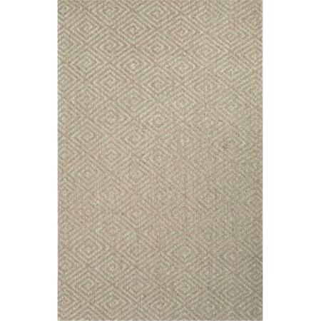 JAIPUR RUGS Naturals Geometric Pattern Sisal Taupe/Tan Area Rug  8x10 RUG119140